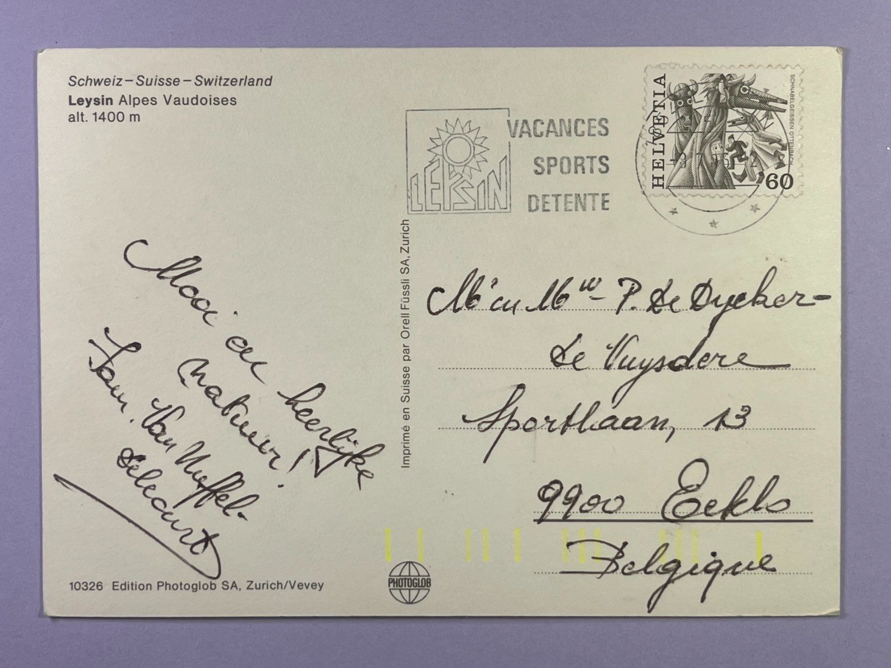 Cartoline postali: Leysin - Alpes Vaudoises – Usato da Steg VS venduto da _vinci_ 1