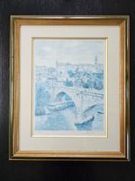 Lithographie originale signée et numérotée 139/350 encadrée