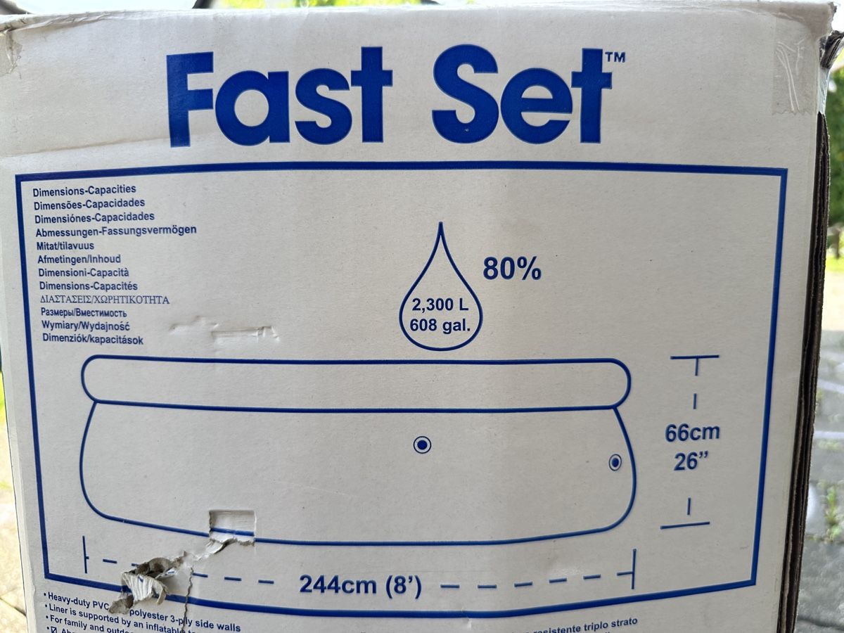 Bestway Piscine: Bestway Pool with filtration pump system 244x 66cm – Nuovo (secondo la descrizione) da Wettingen venduto da Violete01 2