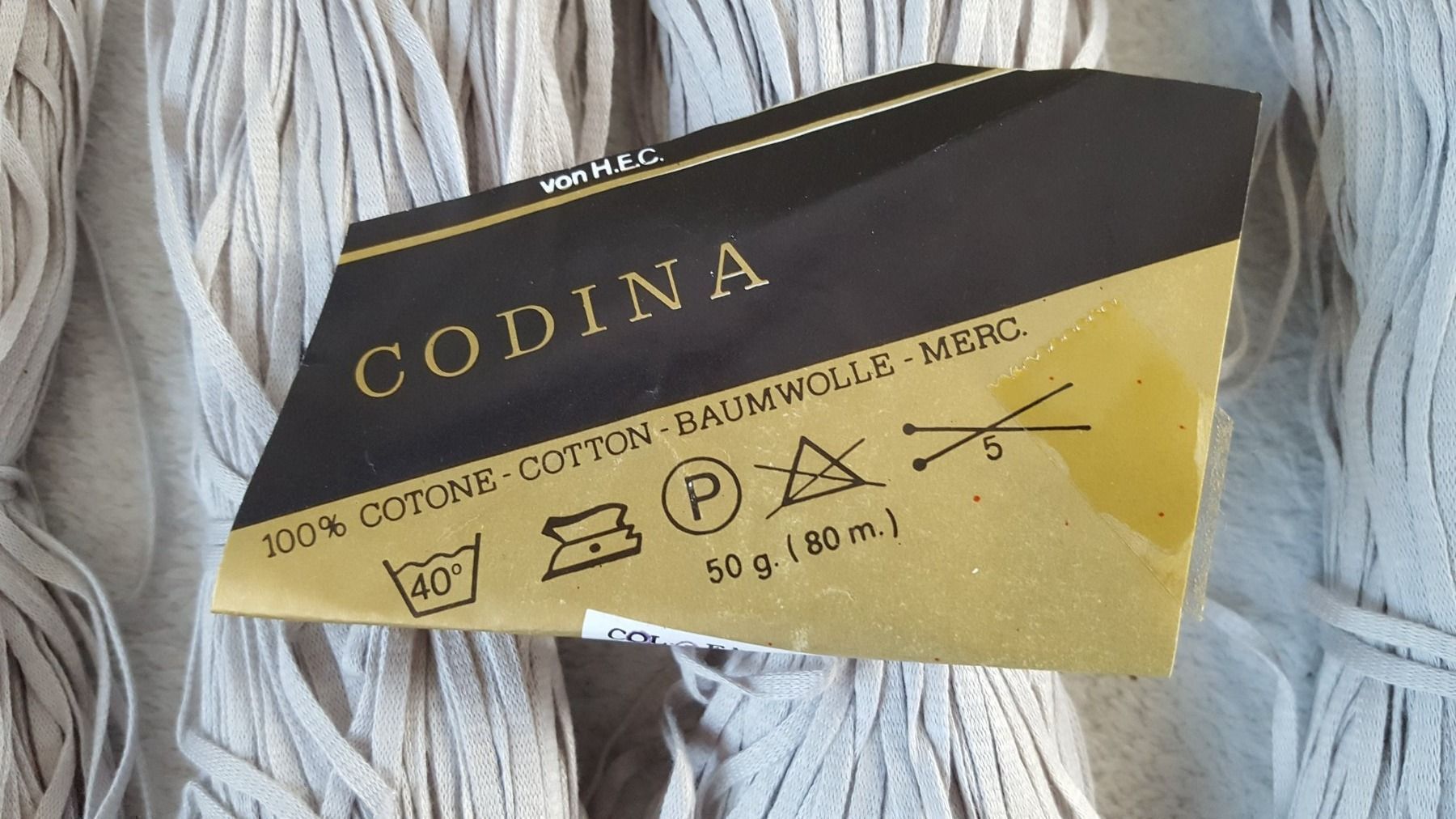 Lana: Bändeli-Garn, Bändeli-Wolle, 100 % Baumw., Codina von H.E.C – Nuovo (secondo la descrizione) da Schönengrund venduto da Liane63 2
