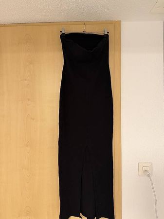 Schwarzes Berzka Maxikleid