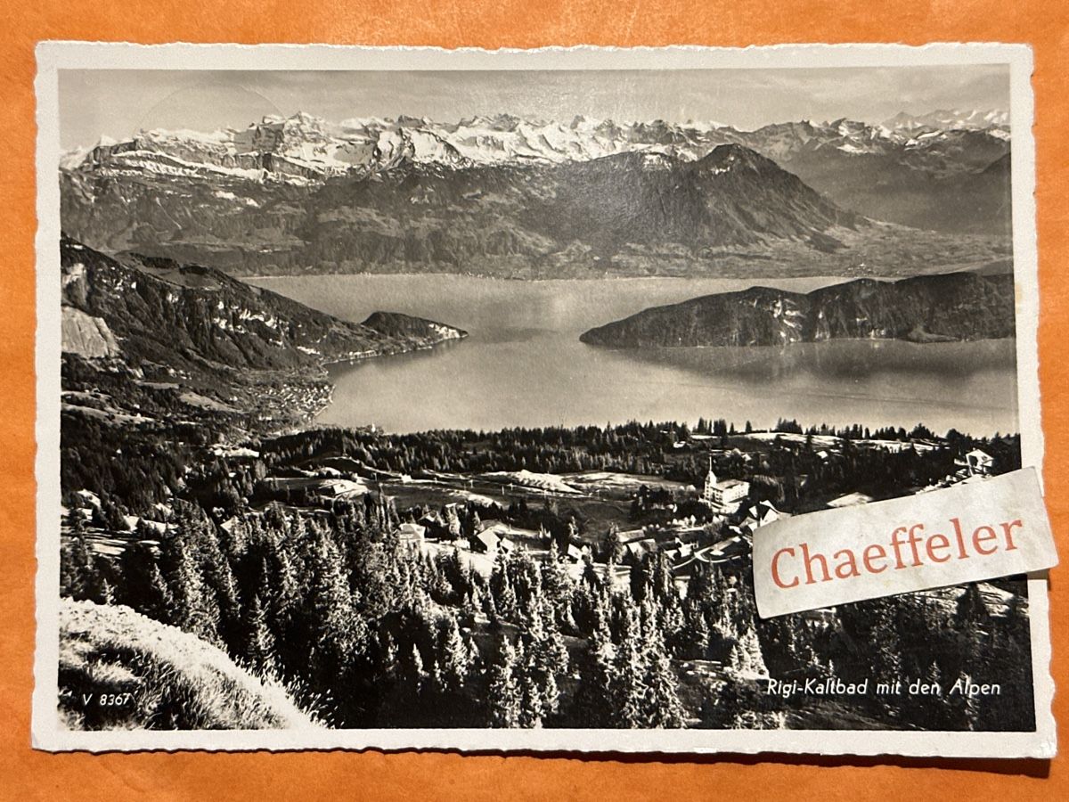 Ansichtskarten: 1943 Bellevue - Rigi Kaltbad – Gebraucht aus Zürich von Chaeffeler