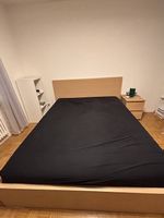 Bett Malm (160cm) inklusive Lattenrost und Matratze