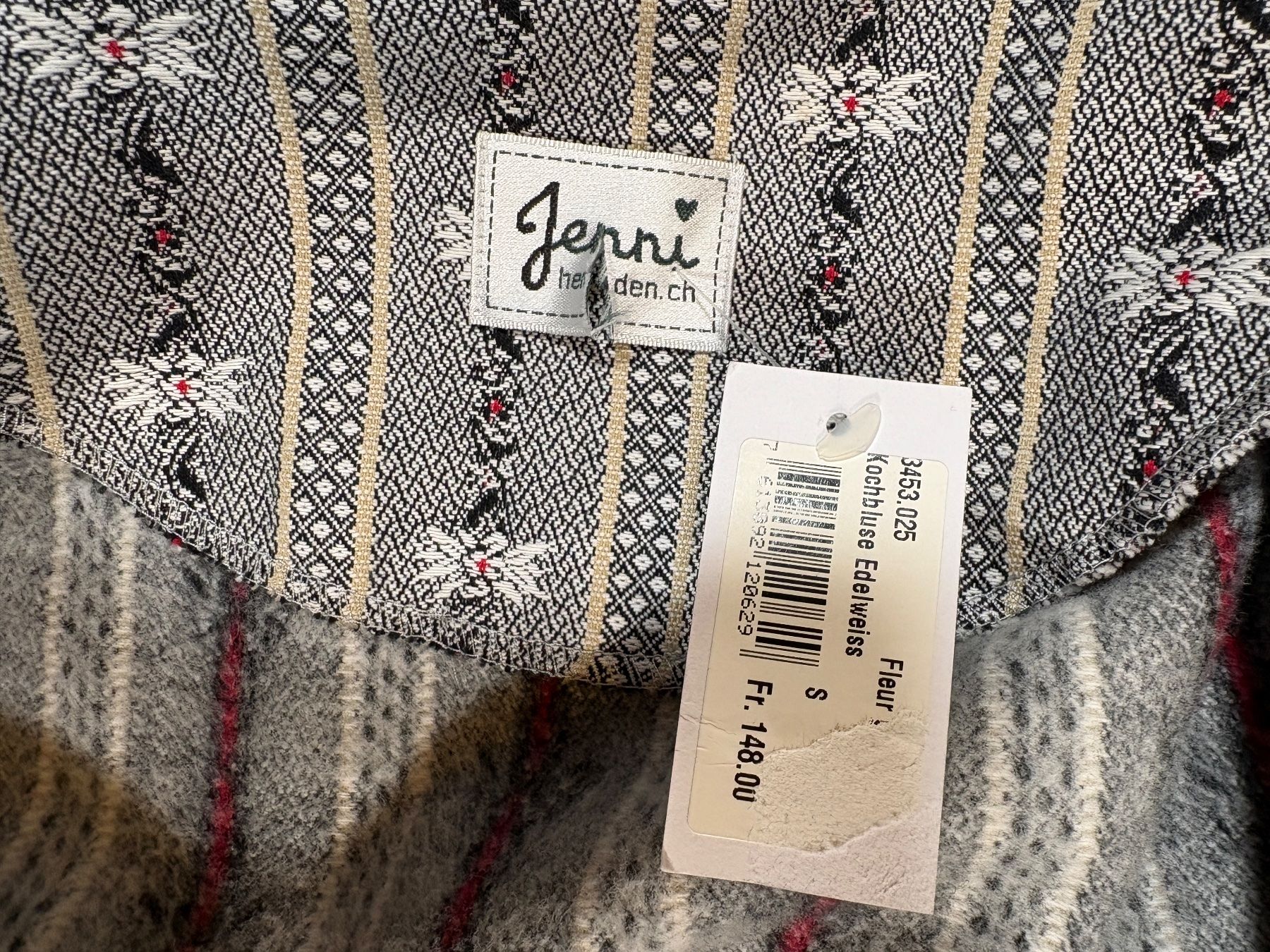 Grembiuli: Jenny Edelweiss Kochbluse in S – Usato da Elgg venduto da Jo_Naj 4