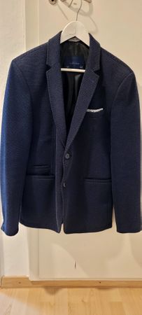 Giacca blu ZARA Uomo, taglia 50, come nuova, autunno