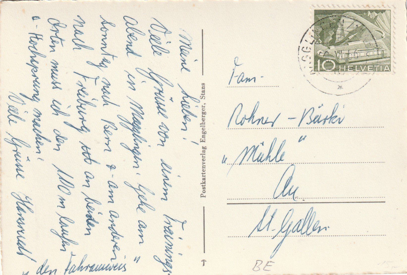 Cartes postales: Magglingen-Eidg.Turn u.Sportschule Lärchenplatz-1956 – D'occasion à uttwil par Koehlerfred 1