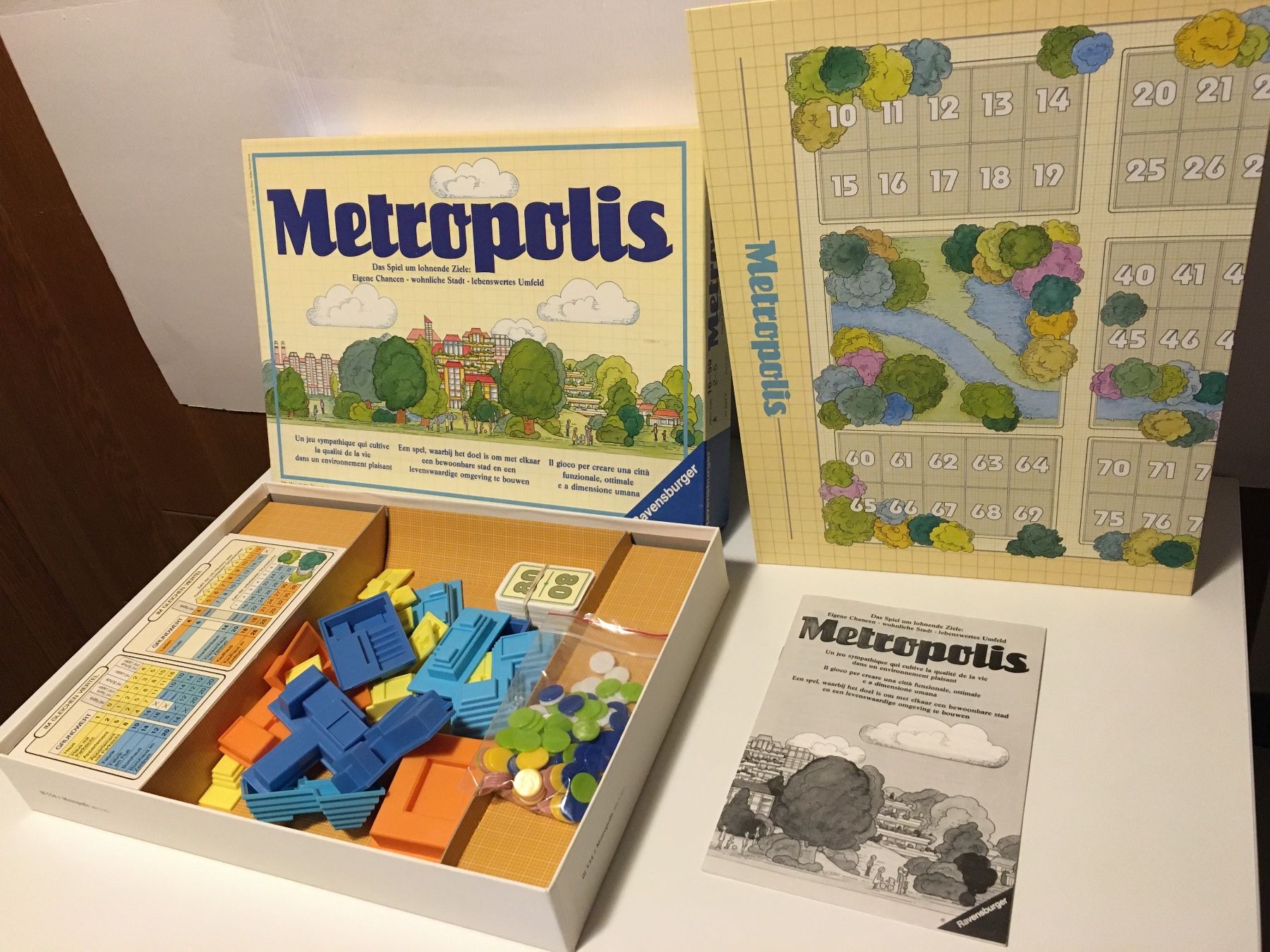 Ravensburger Spiele: Metropolis - Spiel von Ravensburger - 1984 – Gebraucht aus Andwil SG von Rainboli 5