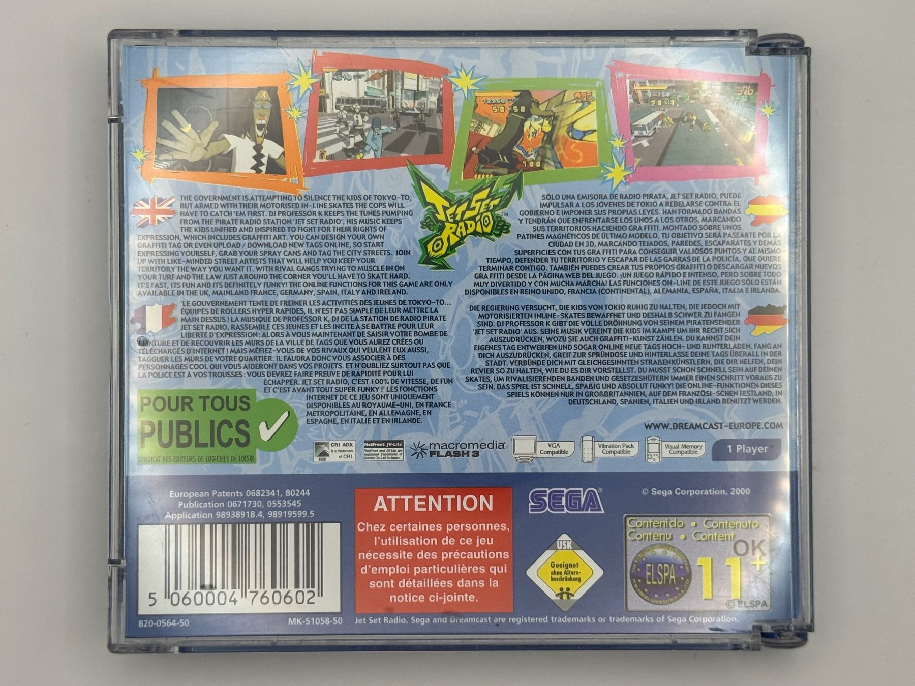 Sega Spiele: Dreamcast Jet Set Radio – Gebraucht aus Bettlach von awi_7jcb 1