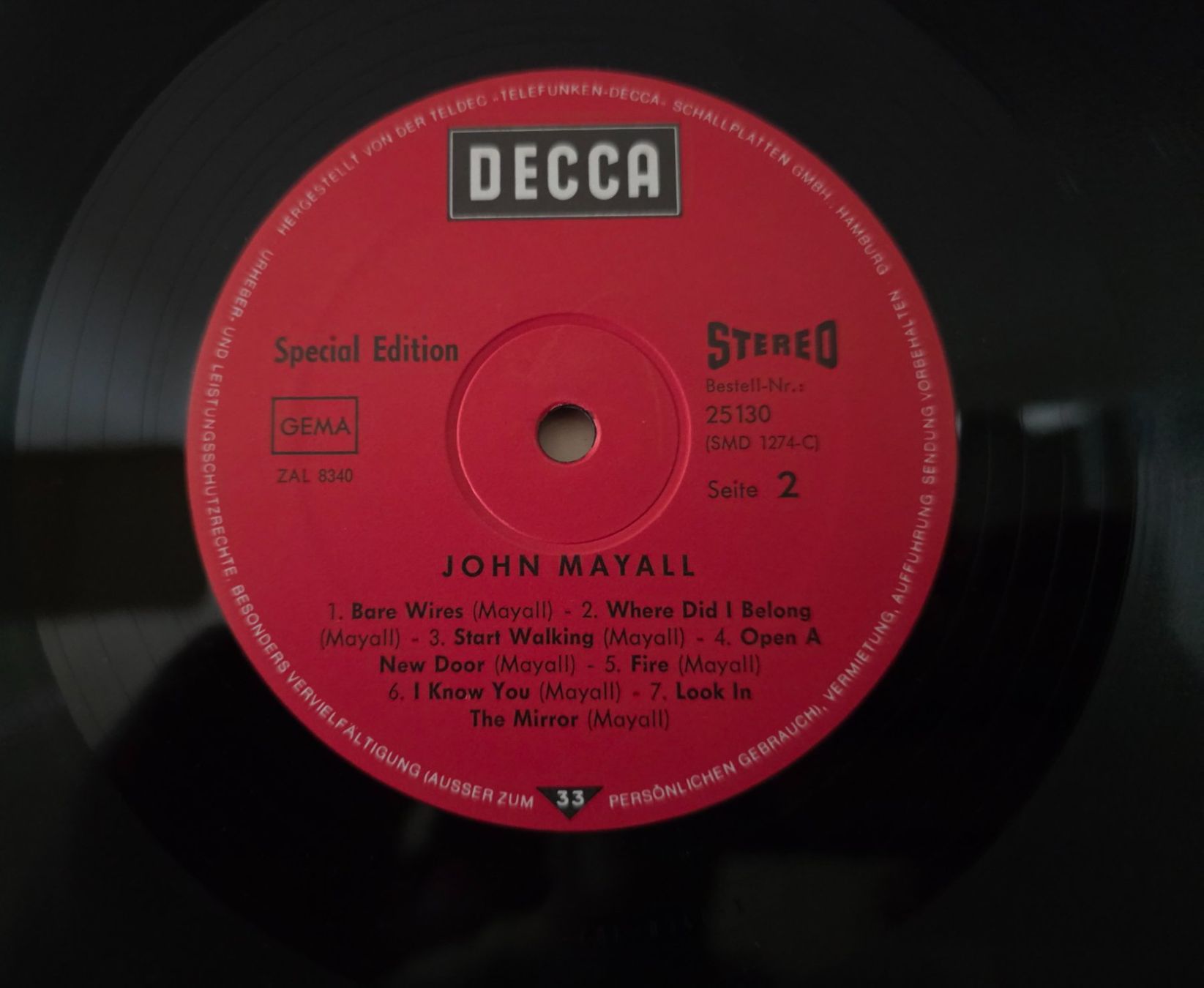 Dischi in vinile: John Mayall LP – The Blues Alone – Usato da Root venduto da atelier22 2