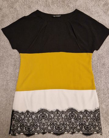 Tunika mit Spitze S
