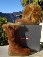 PRADA ORIGINALI stivali ( con pelliccia di montone!) n.40 IT