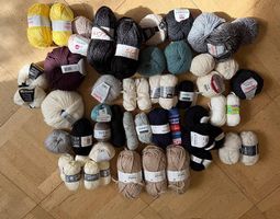 35-Liter-Sack voller Wolle & Garne