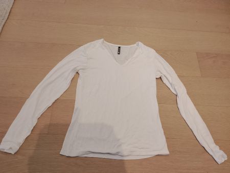 Chicorée weisses Langarmshirt Grösse M, neu