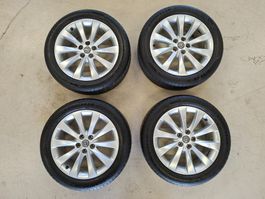 4x Opel Astra J - 17" Räder / Felgen - Sommerreifen (TOP!)