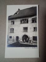 Schaffhausen Haus Bretterhof Kinder s/w Karte