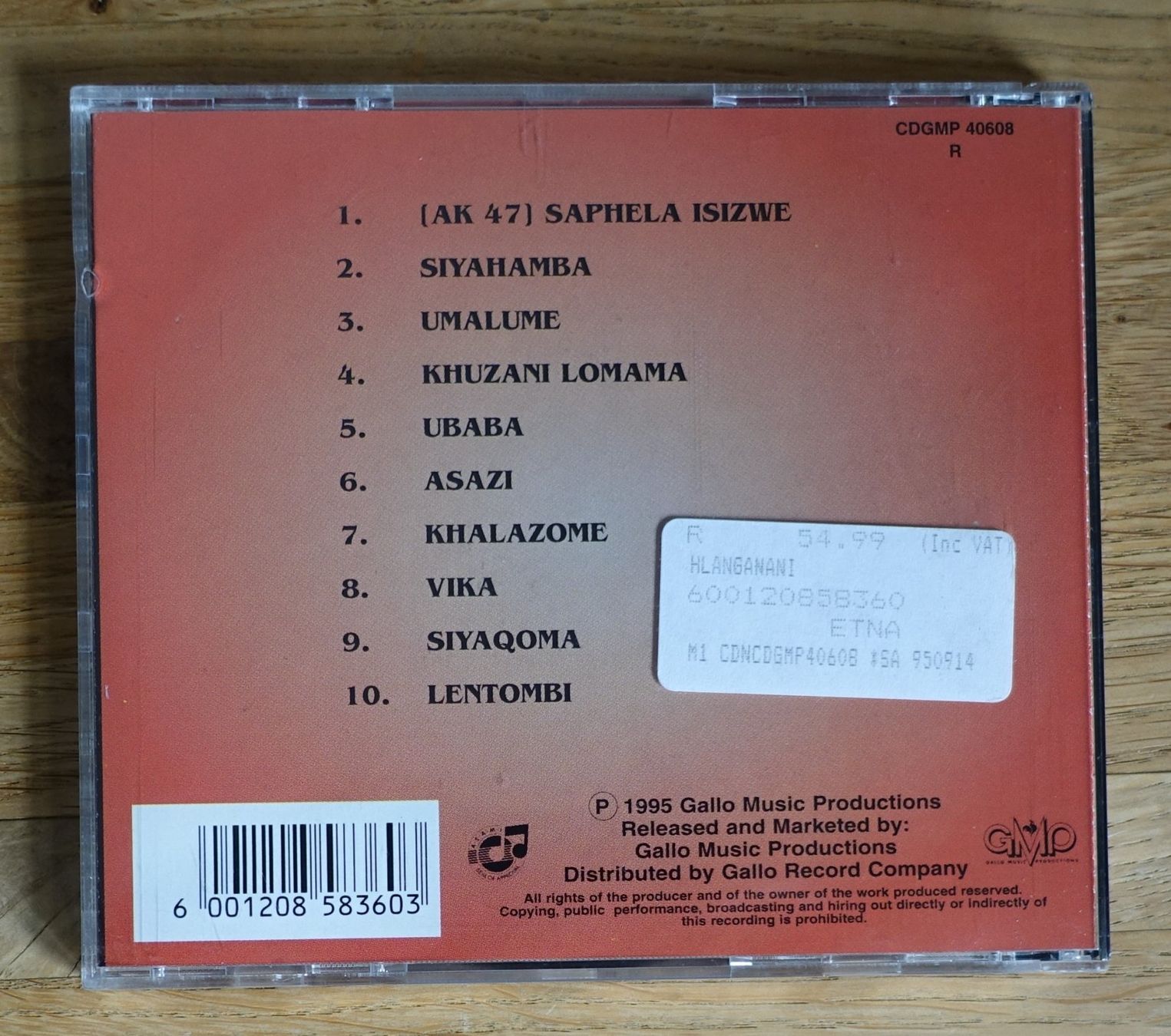 CD: Saphela Isizwe - Hlanganani - D10, Afrika – Usato da Sessa venduto da discoverymedia 1