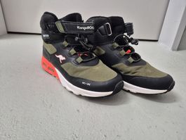 Kangaroos Kinderschuhe wasserabweisend schwarz orange