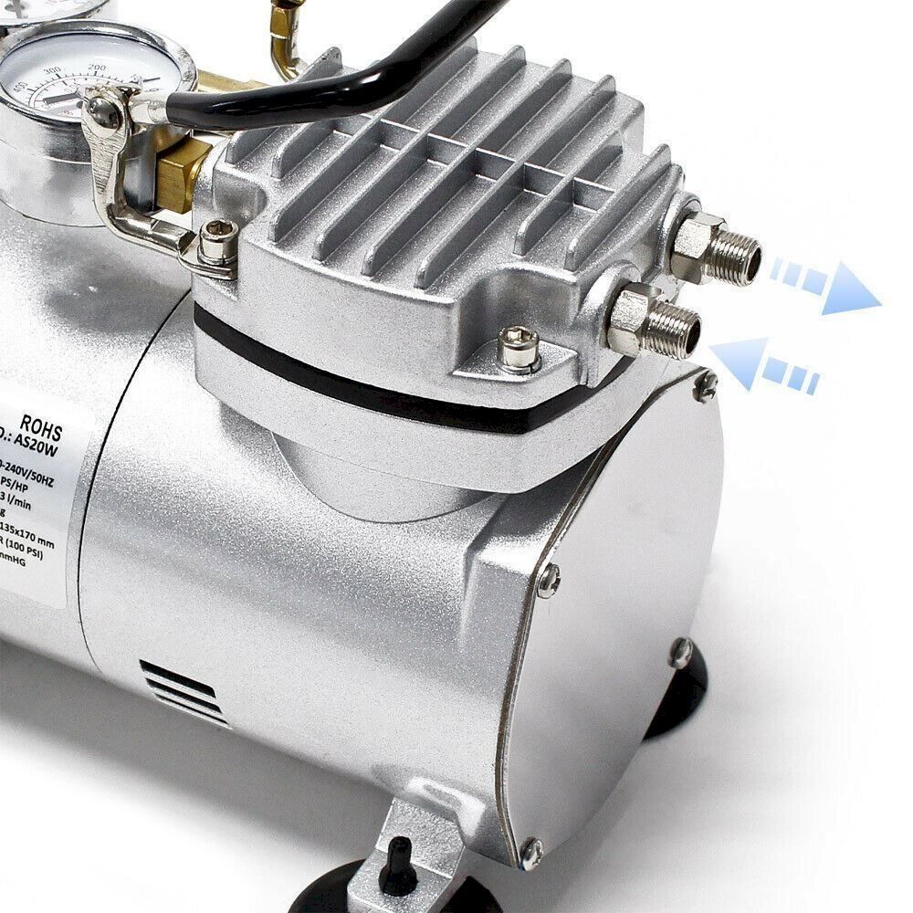 Compresseurs: WilTec Airbrush Kompressor AS20W – Neuf avec emballage d'origine à Bottighofen par zaap 2