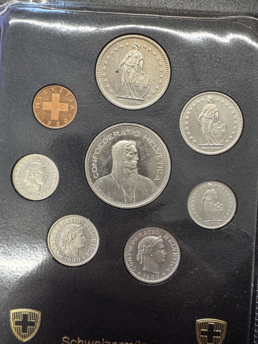 Tutti le monete: Münzsatz 1980 – Usato da Meilen venduto da coins4sale 1