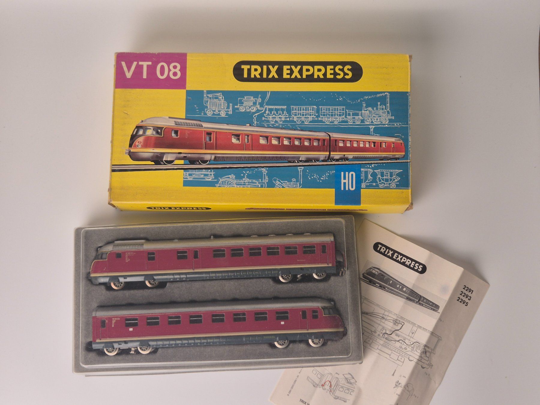 Trix Modellini di ferrovie: Trix Express HO VT 08 train miniature dans boite originale – Usato da Bogis-Bossey venduto da VNT-GE.ch