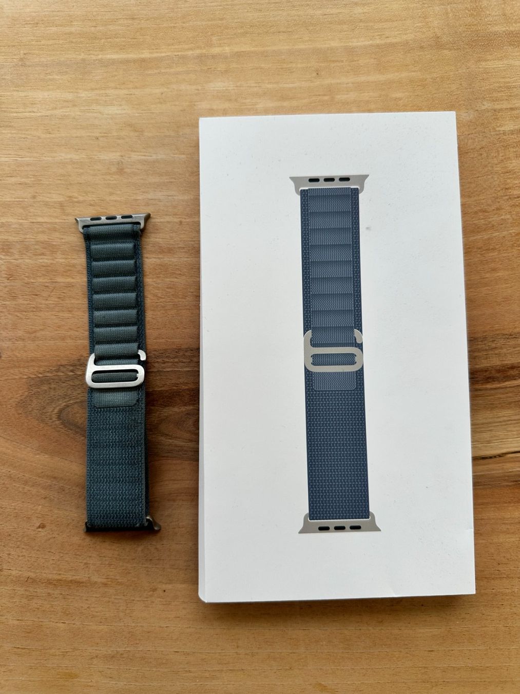Apple Smartwatch: Apple Watch Alpine Loop Band Light Blue – D'occasion à Luterbach par nyl_2pwh