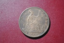 GB 1 penny Victoria 1889