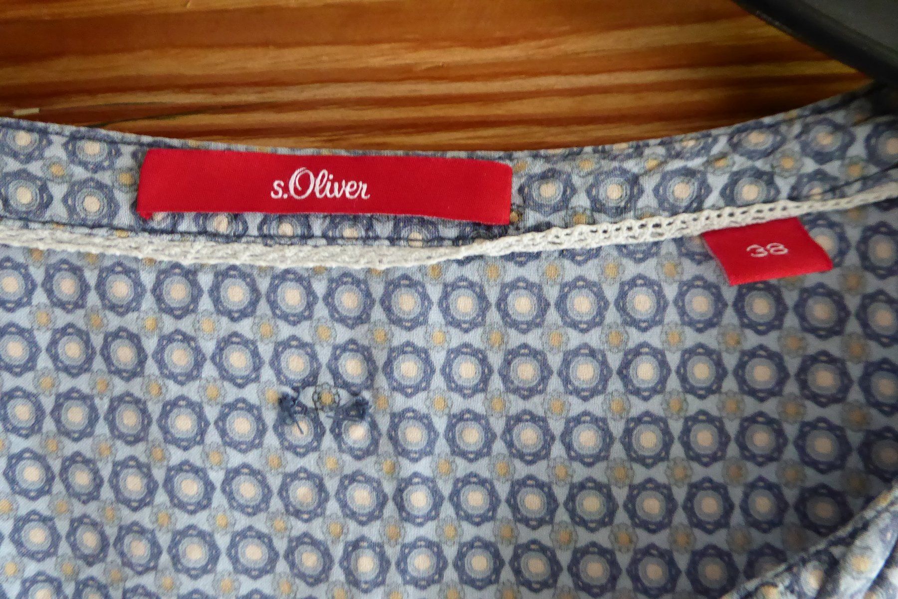 S.Oliver Camicette: luftig leichte Vintage Bluse Gr 38 sOLIVER – Usato da Sargans venduto da Benziner 2
