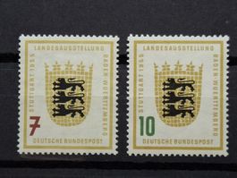 BRD 1955 Mi.Nr. 212-213 Landesausstellung. Postfrisch.