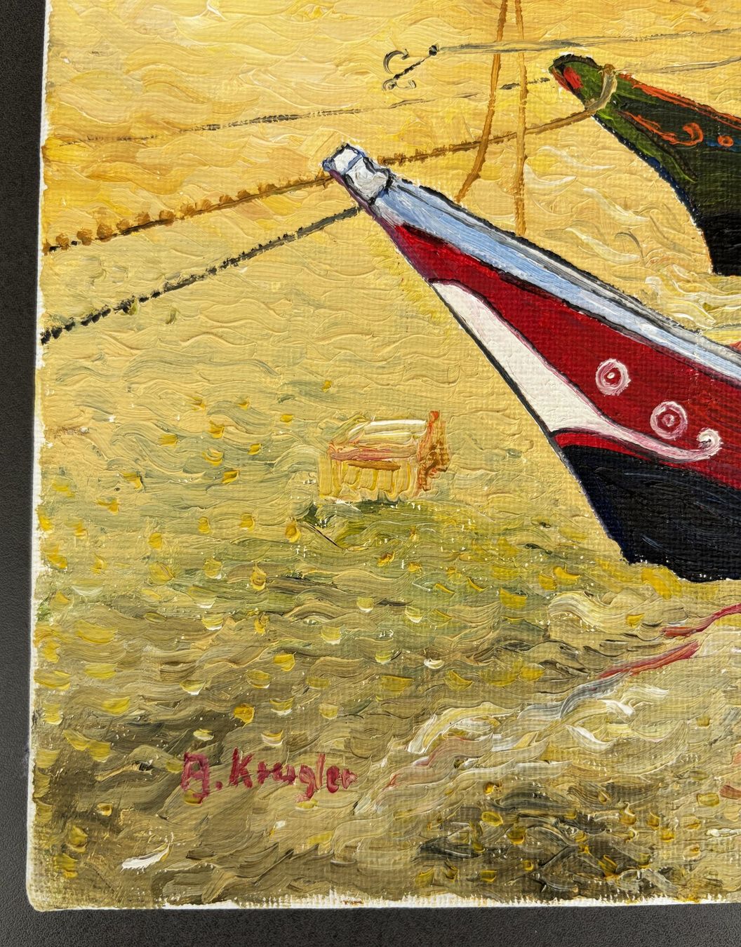 Dipinti: Reproduktion Vincent van Gogh "Fischerboote am Strand...." – Usato da Wangen b. Olten venduto da Buntgemischt 1