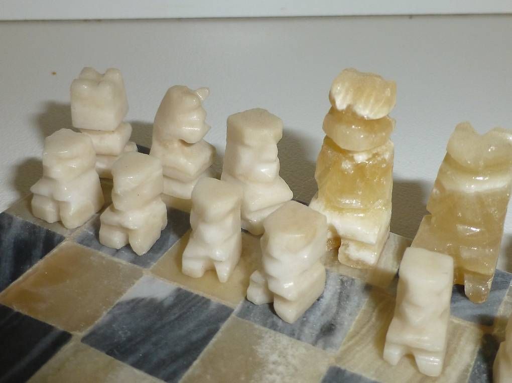 Alle Dekorationen: Schach Miniatur Marmor Mexico Schachspiel – Neu (gemäss Beschreibung) aus Reinach BL von Spider63 4