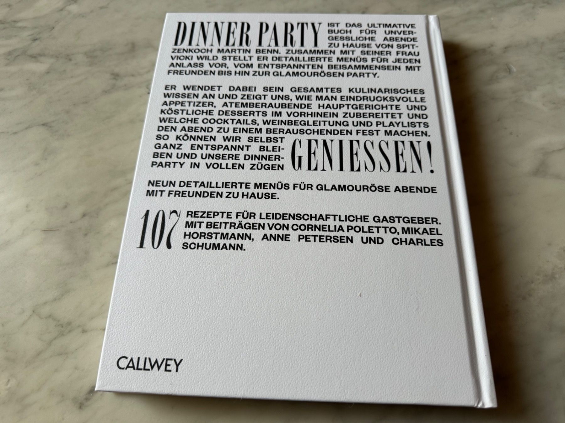 Livres: DINNER PARTY KOCHBUCH – Neuf (Voir description) à hägendorf par twilightprincess 1