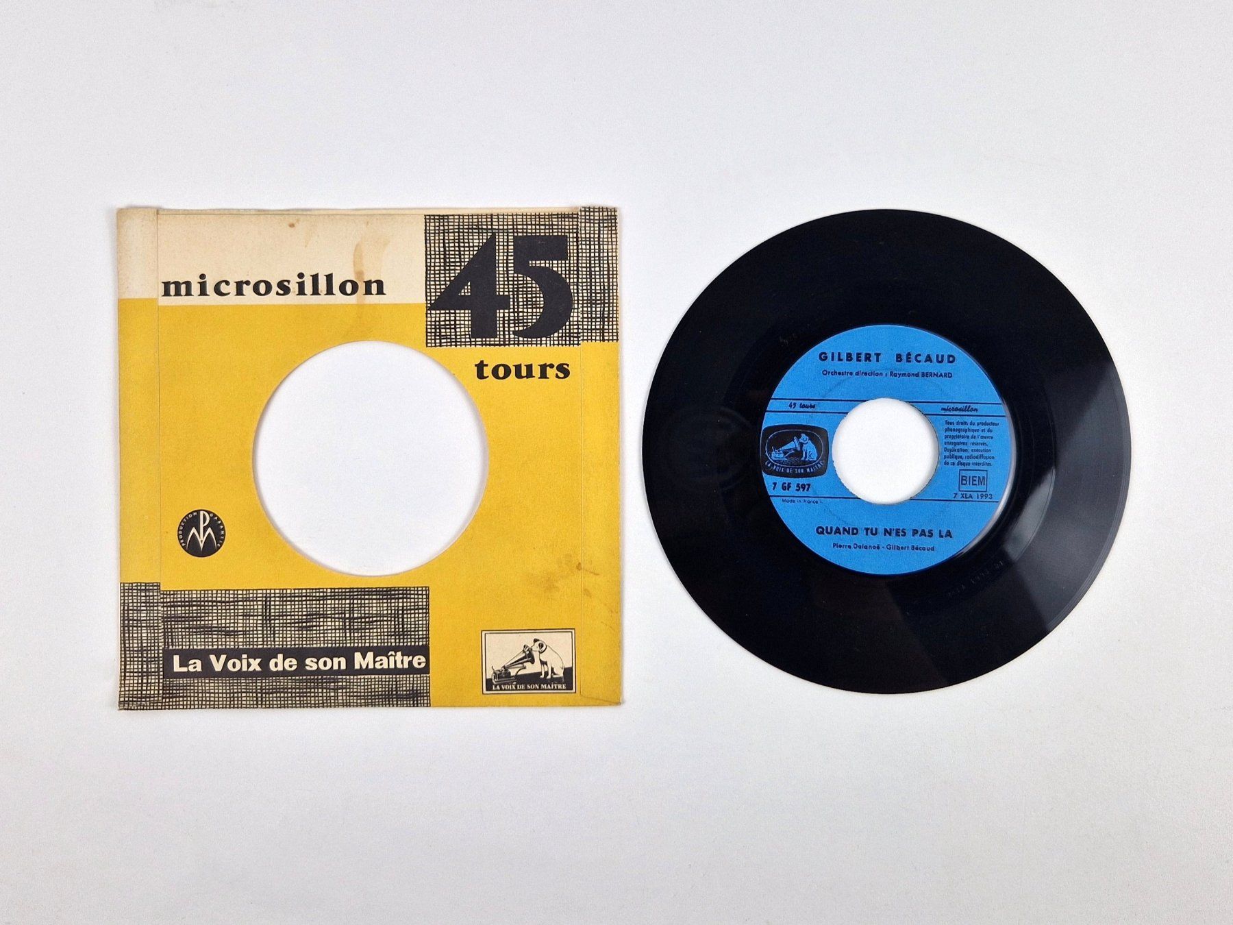 Schallplatten: Gilbert Bécaud Vinyl Sammlung 3x Chanson Klassiker – Gebraucht aus Basel von Restwert_Basel 6