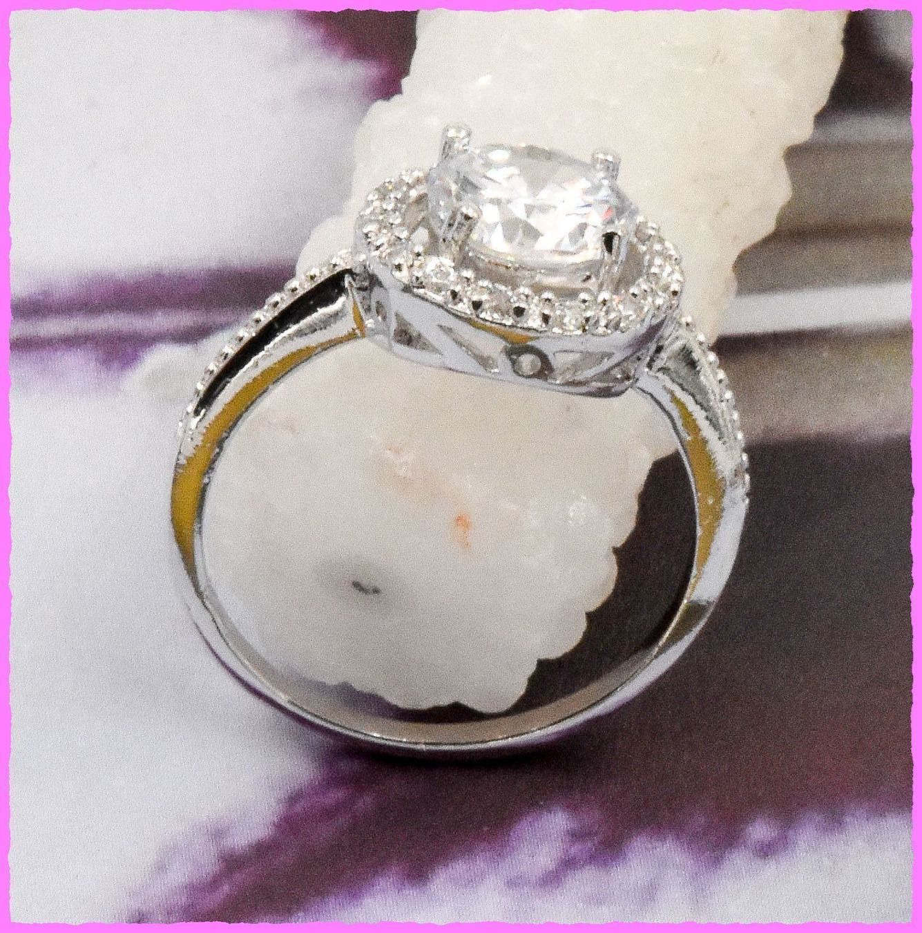 Anelli: Bezaubernder Ring mit Zirkonia – Nuovo e nell'imballaggio originale da Oberglatt ZH venduto da Diamond-Girl 1