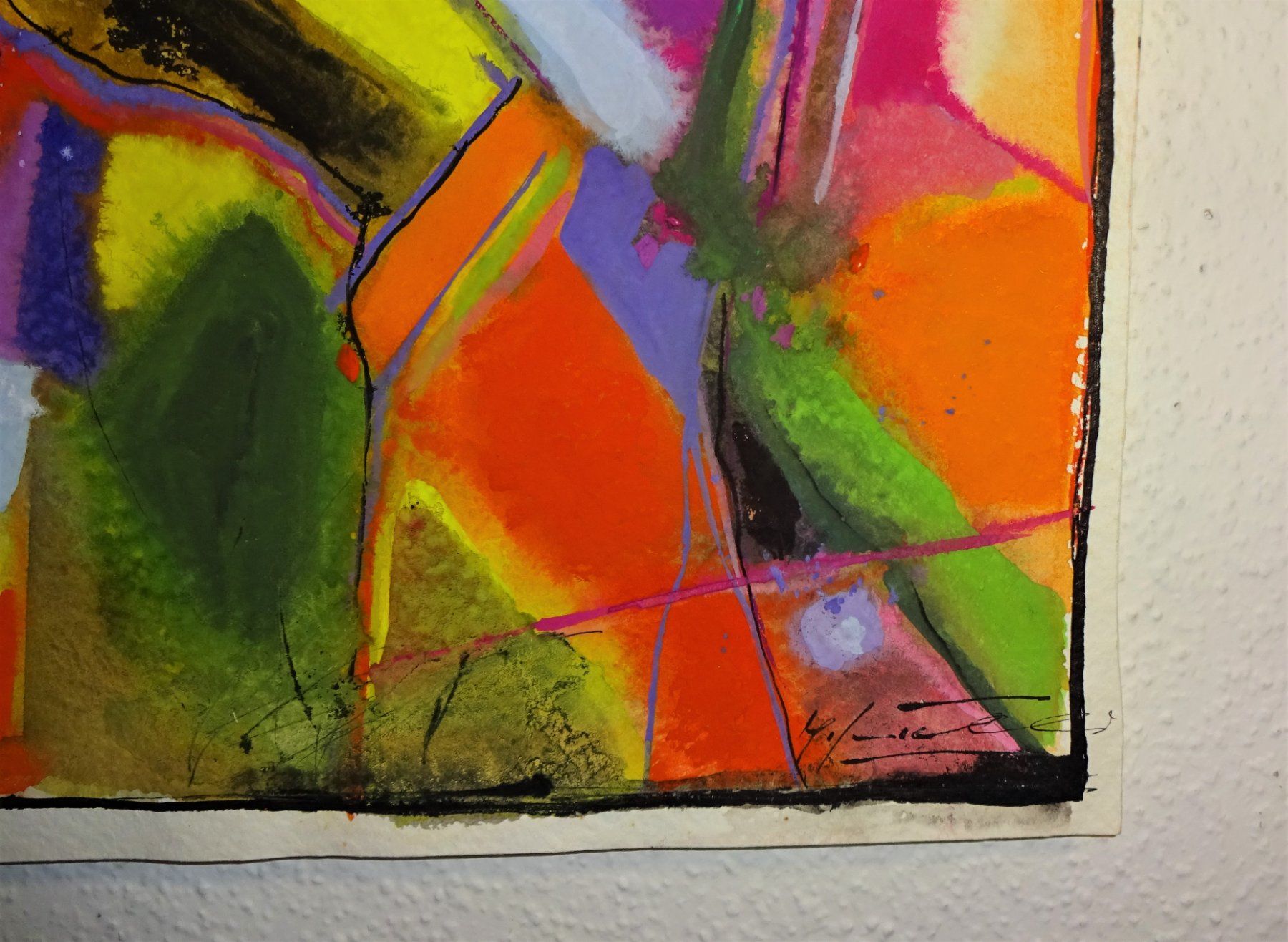 Dipinti: Original Gouache Gemälde – Usato da Zürich venduto da kunstkreis 2