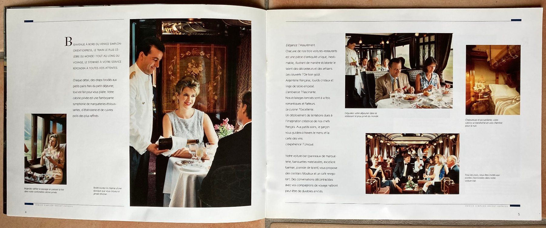 Documenti: Venice Simplon - Orient-Express. Voyages en train.... 1998 – Usato da Versoix venduto da Decapod 2