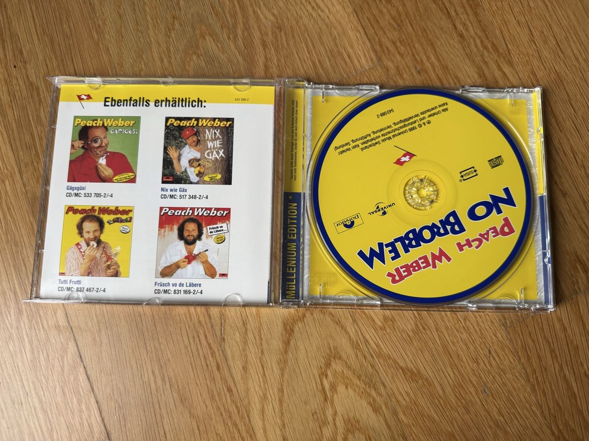 CDs: Peach Weber "No Problem" CD Millenium Edition  – Gebraucht aus Zürich von wtpooh 2