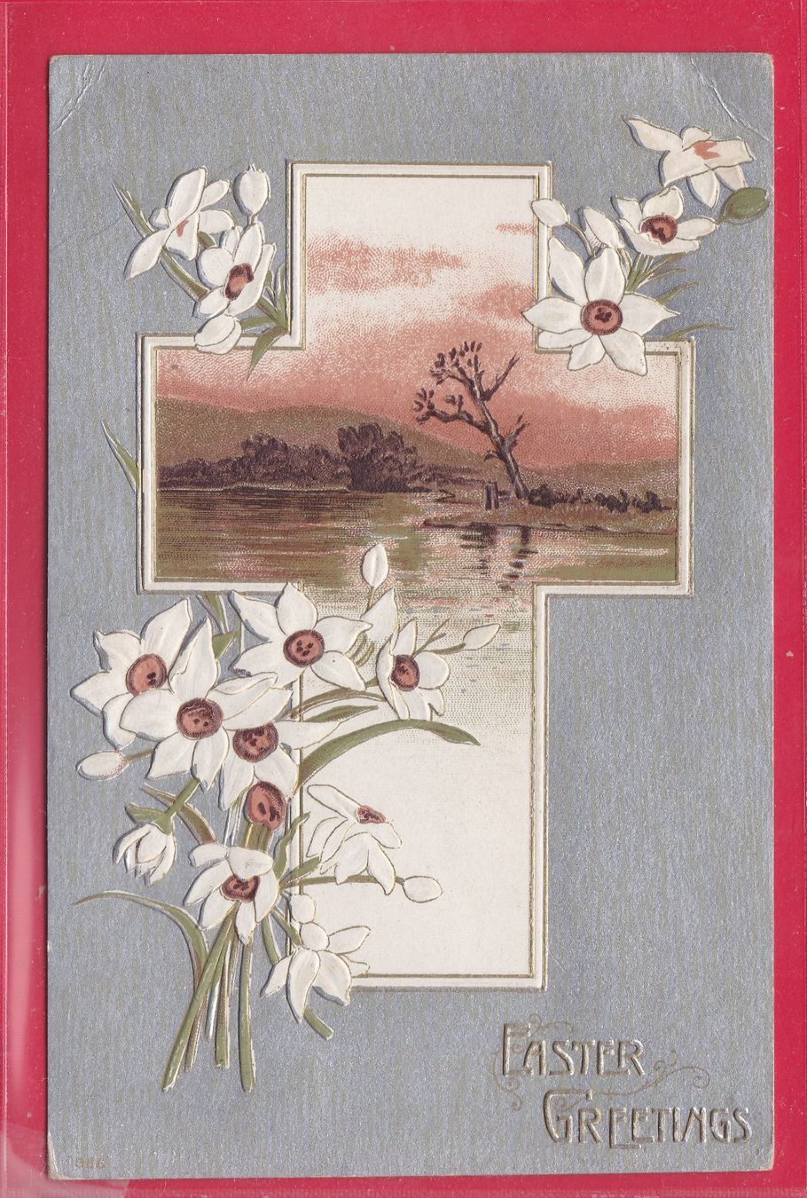 Cartoline postali: PRÄGEKARTE, EASTER GREETNGS, – Usato da Oberrieden venduto da Gebirgsstelze