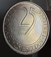 PORTUGAL 25 ESCUDOS 1984 UNZ.
