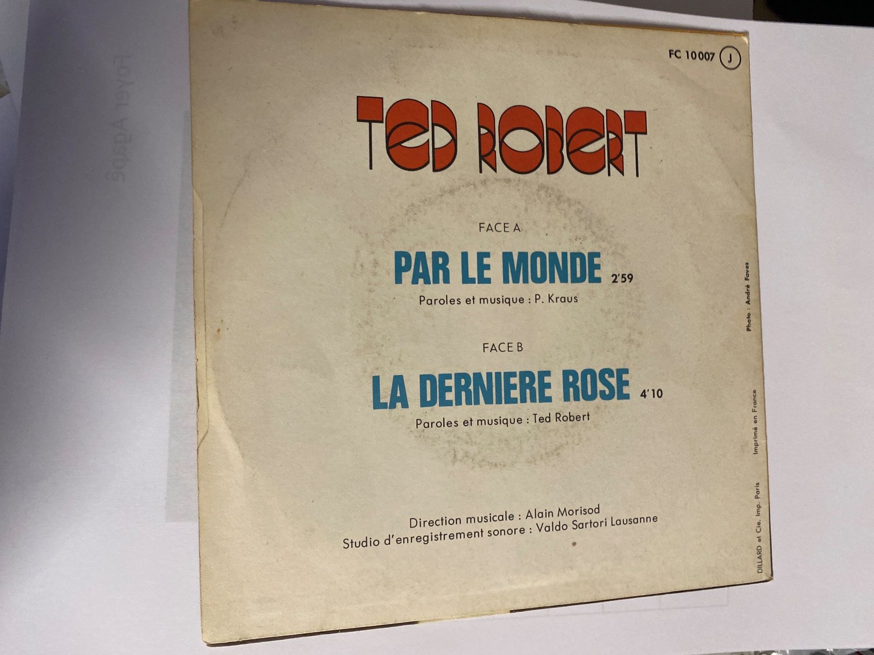 Dischi in vinile: Ted Robert - 45 Tours - Appelez-ça l'amour - – Usato da Le Brassus venduto da cinema13 1