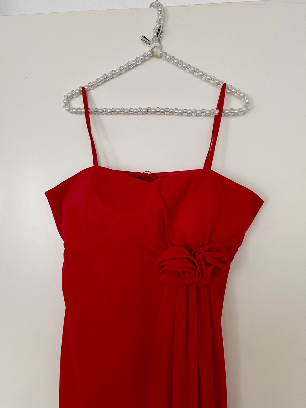 Vestiti: Elegantes langes rotes Abendkleid – Usato da Fischbach-Göslikon venduto da Rosatt 1