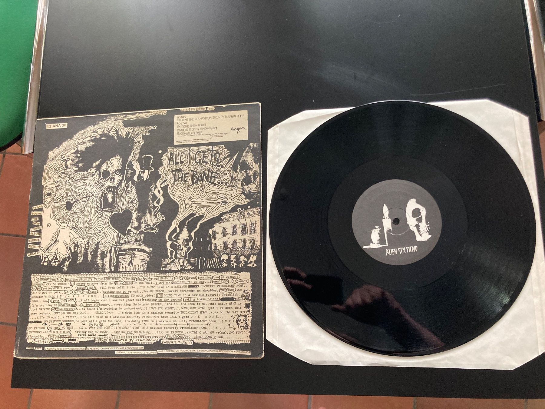 Vinyles: Alien Sex Fiend - I'm Doing Time In A Maximum Security... – D'occasion à Fribourg par  1