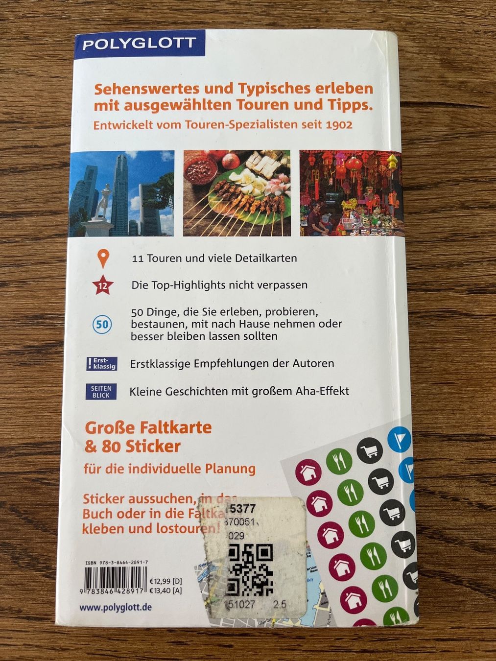 Libri: POLYGOTT Singapore Travel Guide mit Map – Usato da Zürich venduto da janders 1