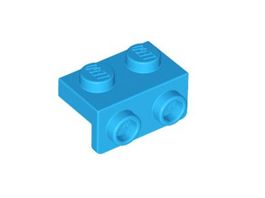 LEGO - 25x Dark Azure Bracket 1x2 - 1x2 - 99781 - NEW