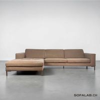 SITS Ecksofa aus Stoff, Beige
