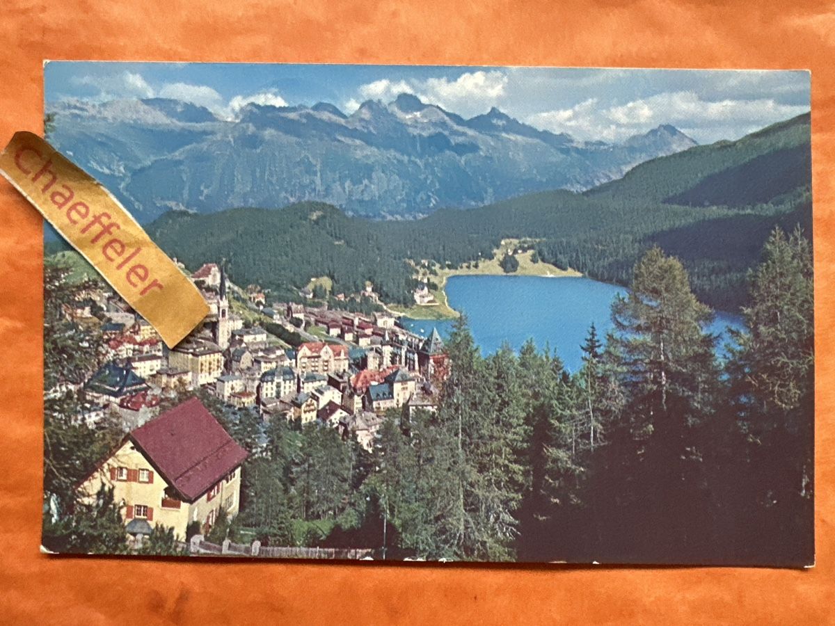 Cartoline postali: St. Moritz 1959! – Usato da Zürich venduto da Chaeffeler