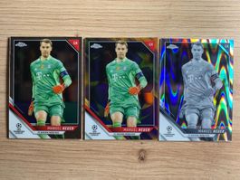 Soccer Manuel Neuer Purple/Gold Starball / Raywave / Base
