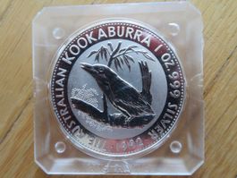 Silber Münze Kookaburra 1992 / 1Unze Silber Australien