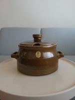 80er J. Schweiz / Rössler / braune Keramik Suppenschussel