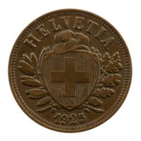 Schweiz / Suisse - 2 Rappen - 1925