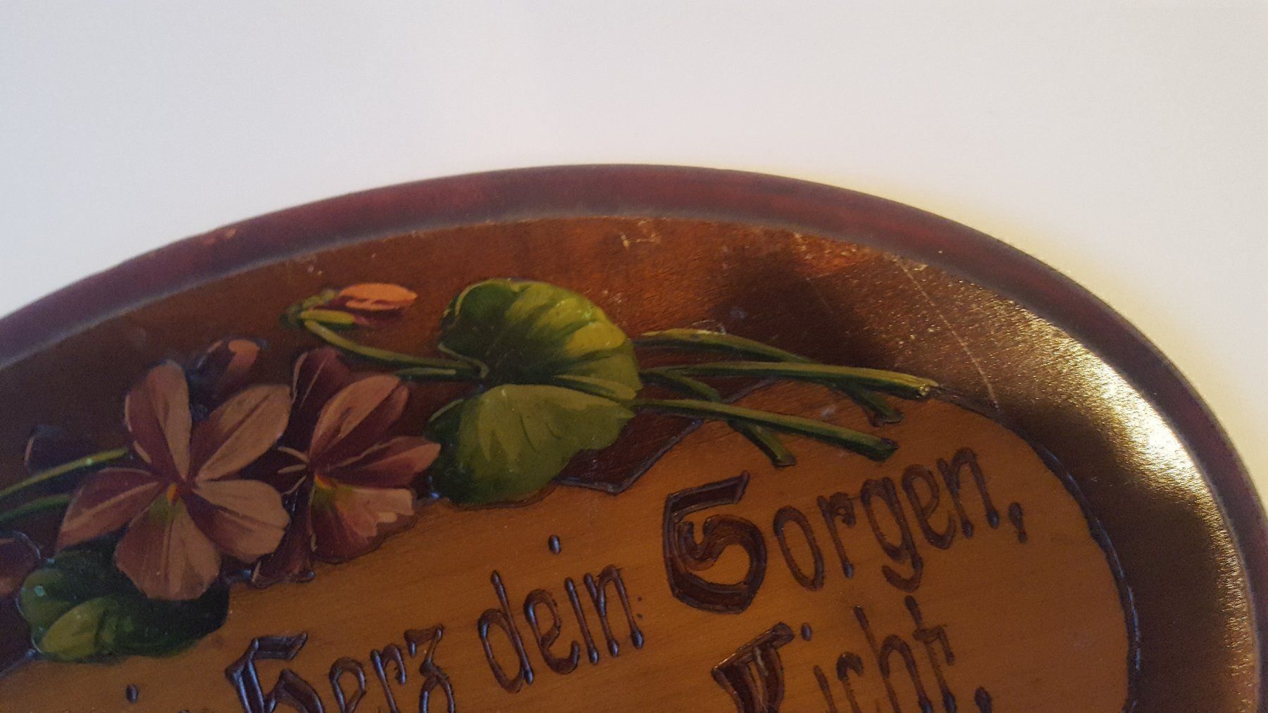 Poster & Bilder: Antikes Spruchbild mit Hausspruch – Gebraucht aus Remetschwil von Privatflohmi 1